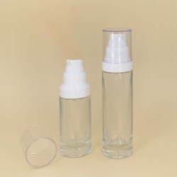 30 ml & 50 ml Glass Bottle with Pump